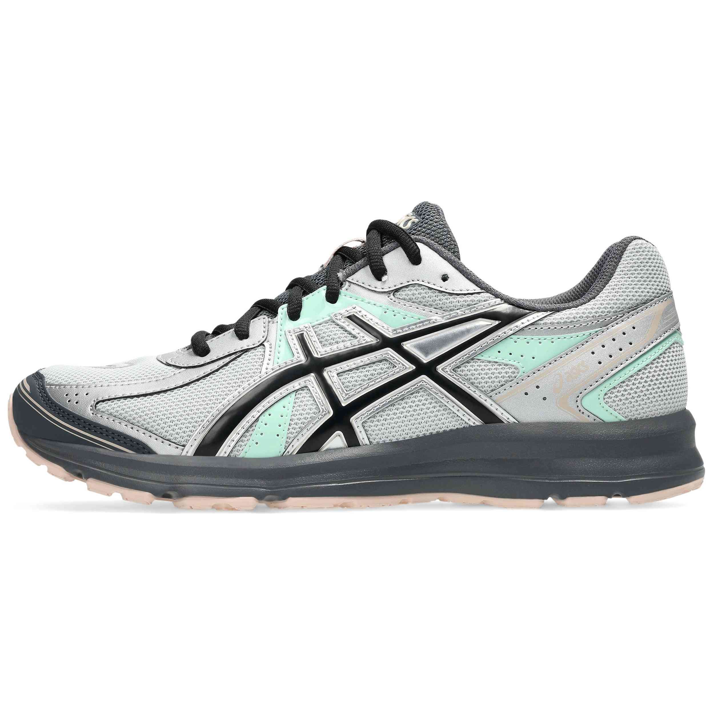 Zapatillas Asics modelo JOG 100S "Silver/Black/Green" para Hombre en color Gris
