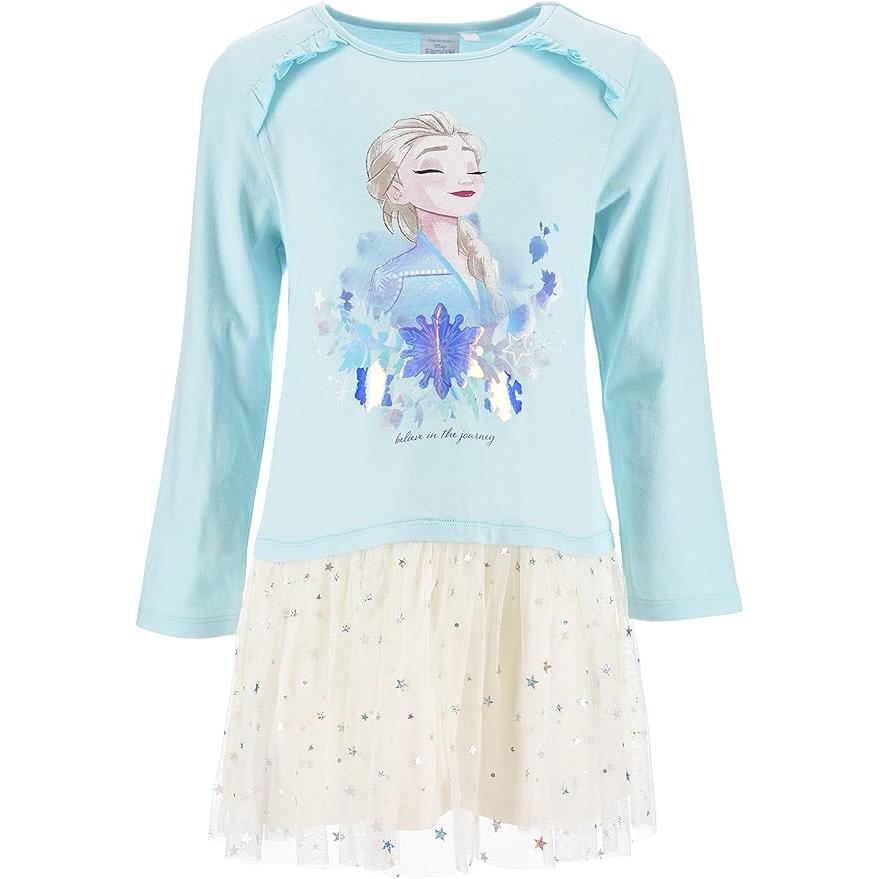 Sun City Vestido azul Frozen ropa textil infantil
