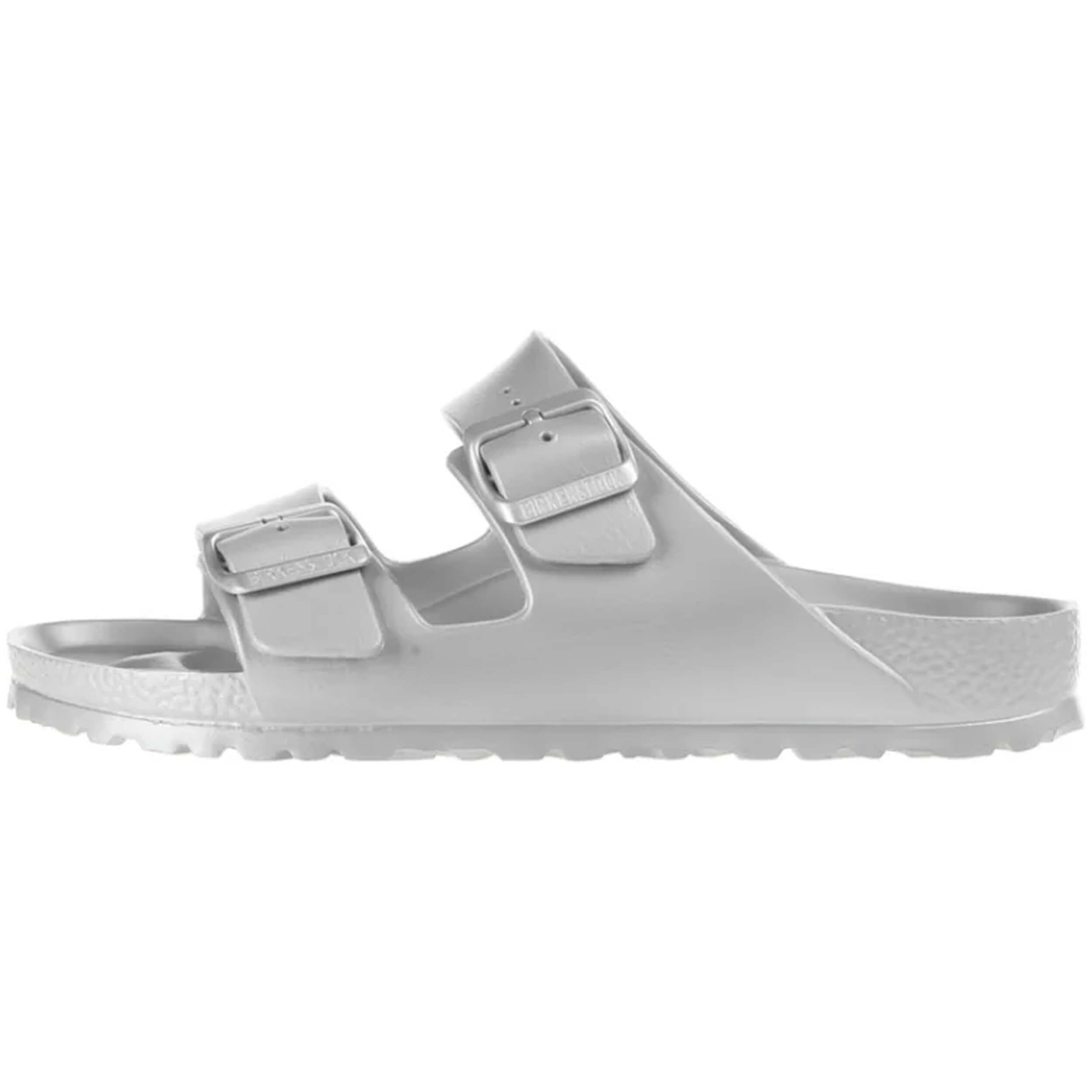 Sandalias Birkenstock modelo BIRKENSTOCK Arizona EVA - Sandalias (Ancho Estrecho) para hombre y mujer en color Plateado