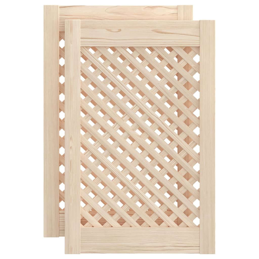 vidaXL Puertas de Armario Entramado Paneles de Aparador Madera de Pino Dimensiones 39.5 x 39.5 cm, 49.5 x 39.5 cm, 39.5 x 61.5 cm y mas