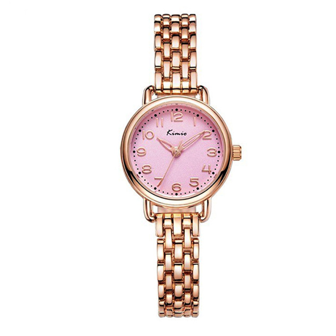 Relojes de Pulsera Analógicos de Cuarzo para Mujer con Esfera Pequeña de Diamantes y Correa de Acero Inoxidable - Resistente Al Agua
