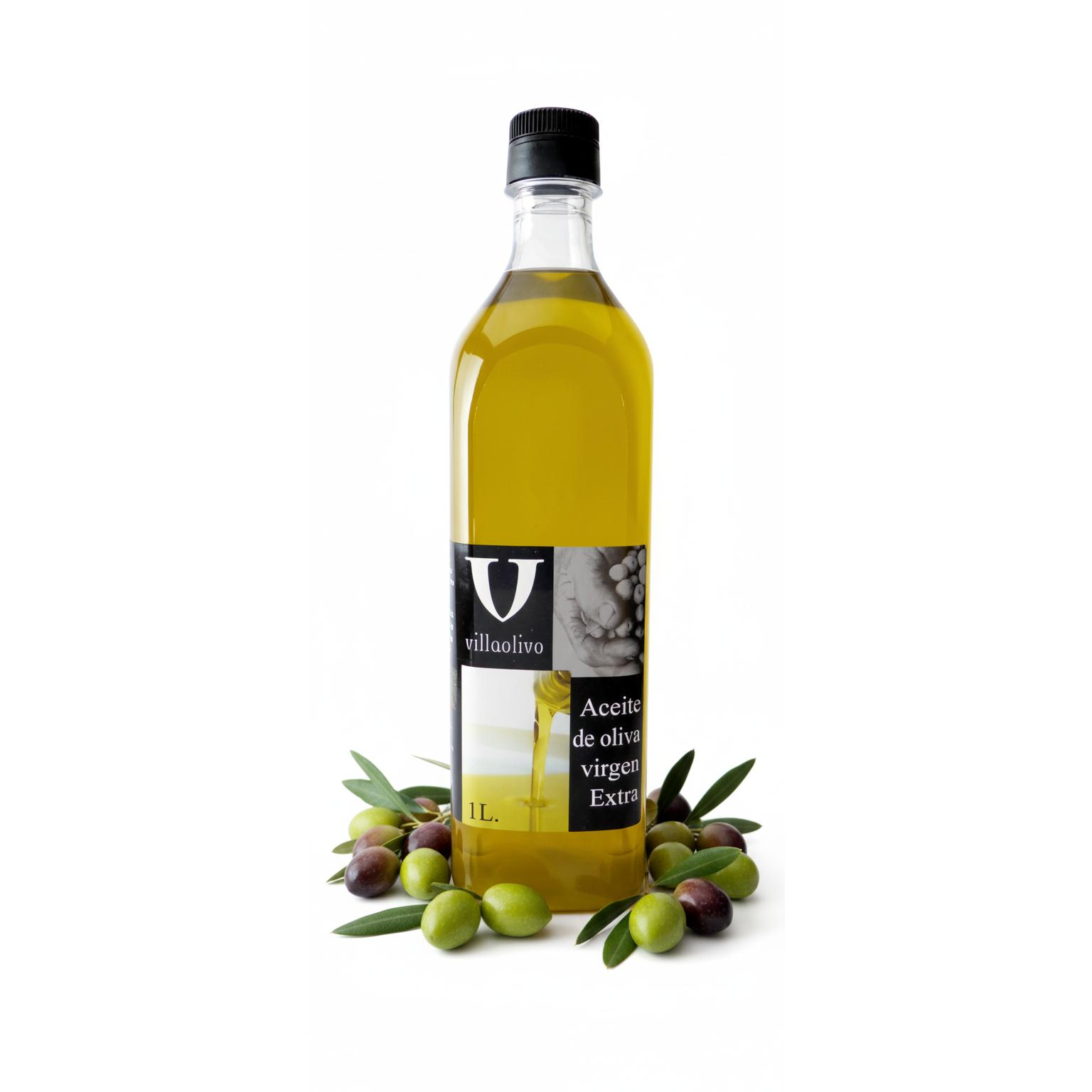 Aceite de Oliva Virgen Extra 1L Villaolivo | Extracción en Frío | Cosecha 2025-2026 | Origen España