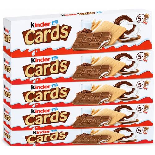 kinder cards KINDER Cards chocolatinas 5 uds 128 gr*5 paquete