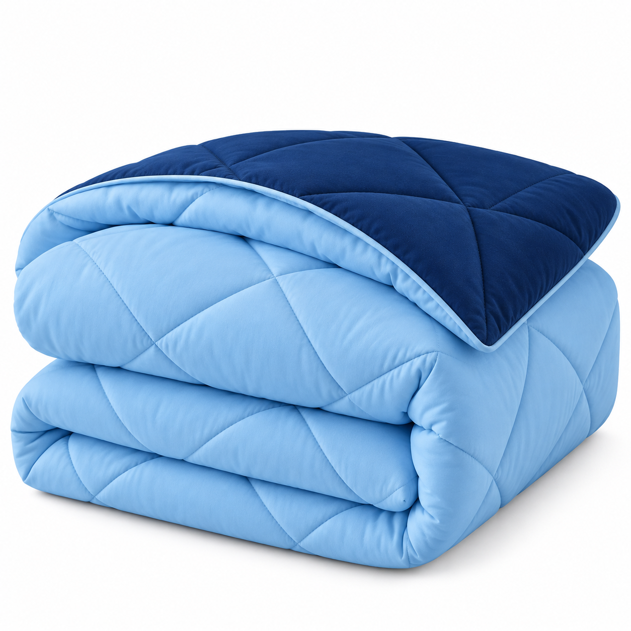 Edredón Reversible de Dos Caras de 300gr/m2, Acolchado con Diseño de Rombos, Suave y Confortable, Lavable a Máquina, para Dormitorio, Disponible en 180x240cm, 220x240cm y 240x260cm, Varios Colores.