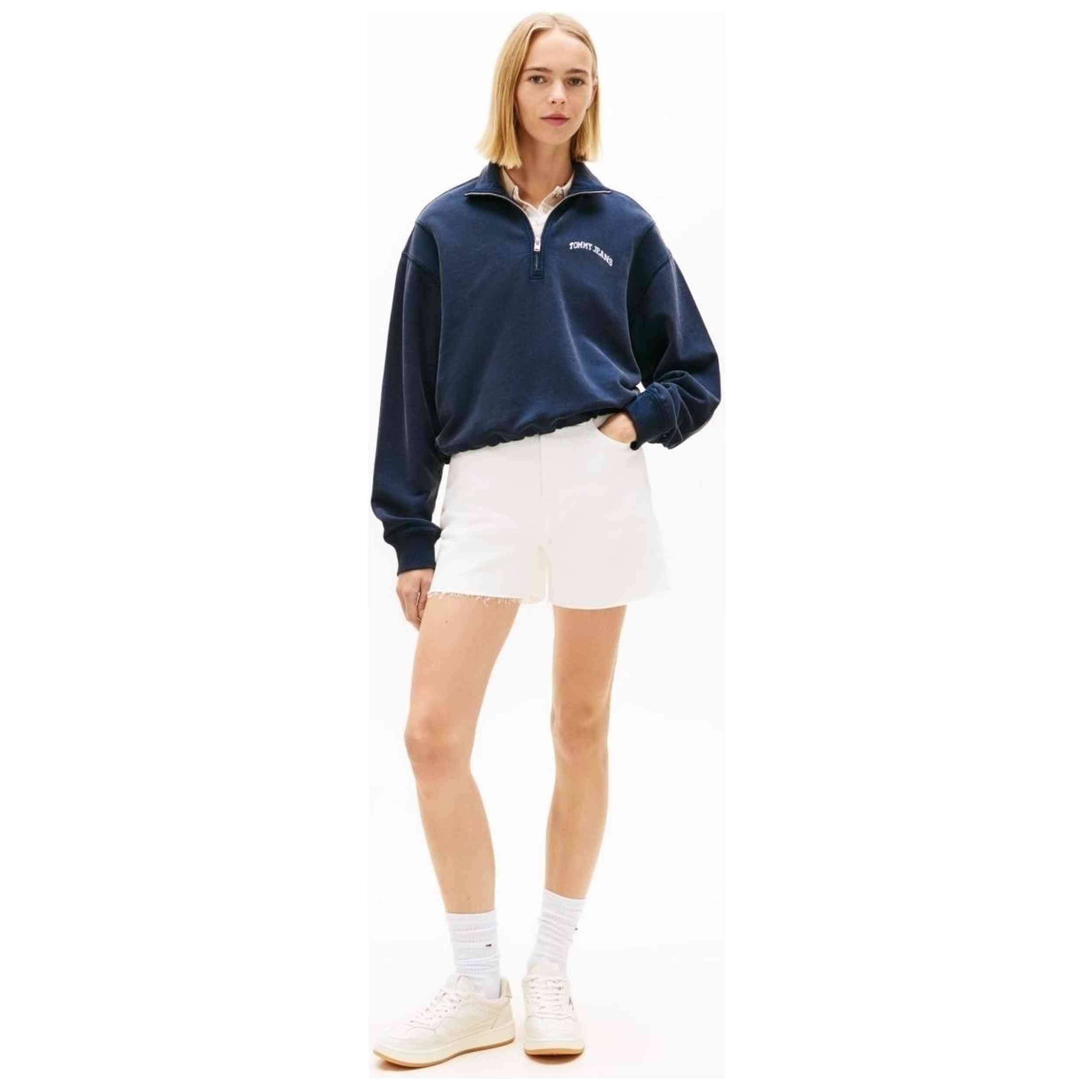 Pantalon Corto Tommy Hilfiger modelo DW0DW226951D0 para Mujer en color Blanco