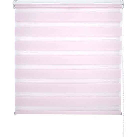 BLINDECOR  Estor Enrollable Noche y Día – Estor Noche y Día Fácil Instalación Pared o Techo - Estor Ventana Doble Tejido – Estor Enrollable Día y Noche para Ventanas