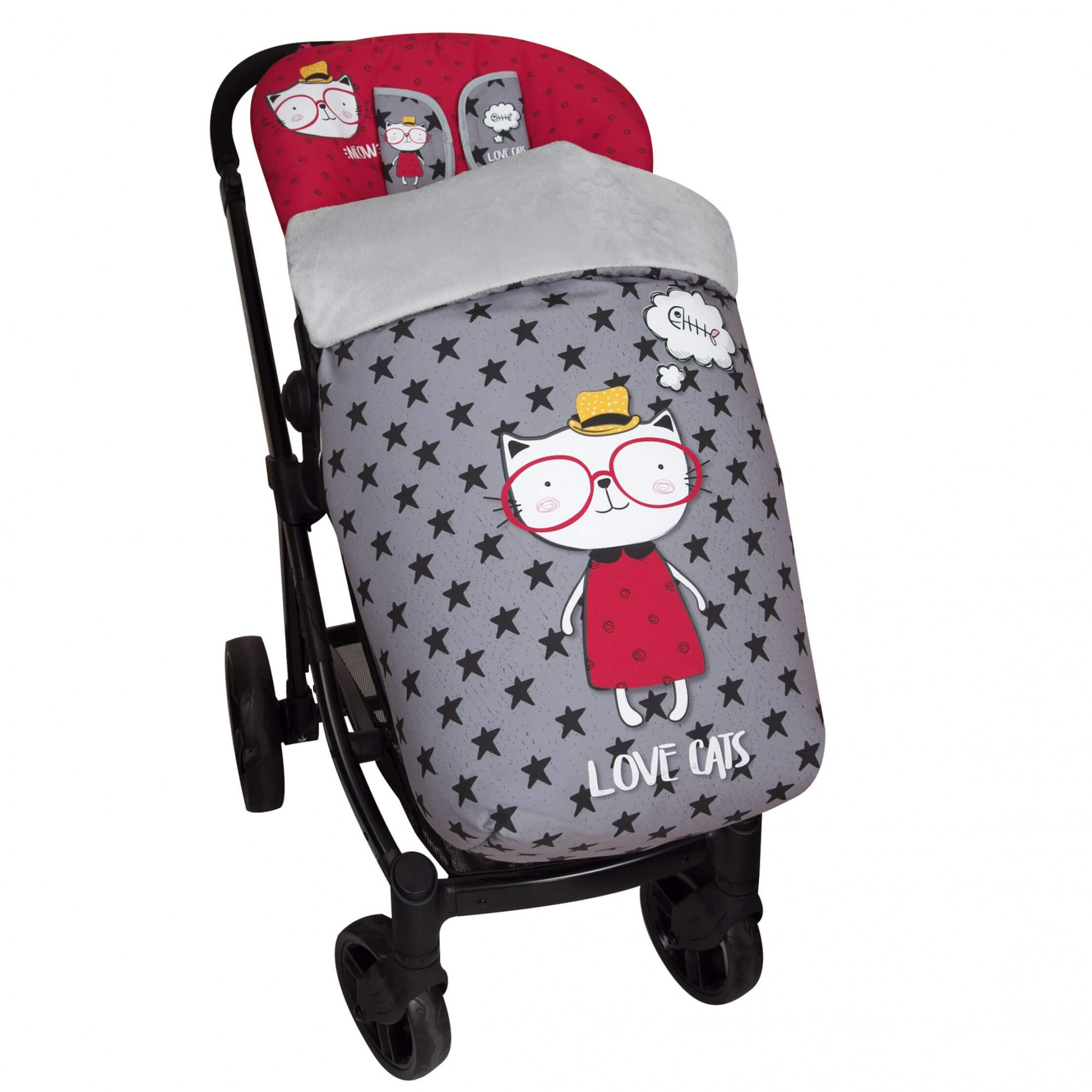 SACO DE SILLA UNIVERSAL. TEJIDO POLAR Y REJILLA 3D EN LA PARTE TRASERA