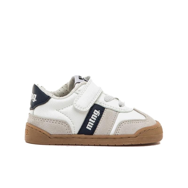 Zapatillas Mustang 49060 para Niña, Diseño Blanco y Azul, Estilo Casual y Cómodo
