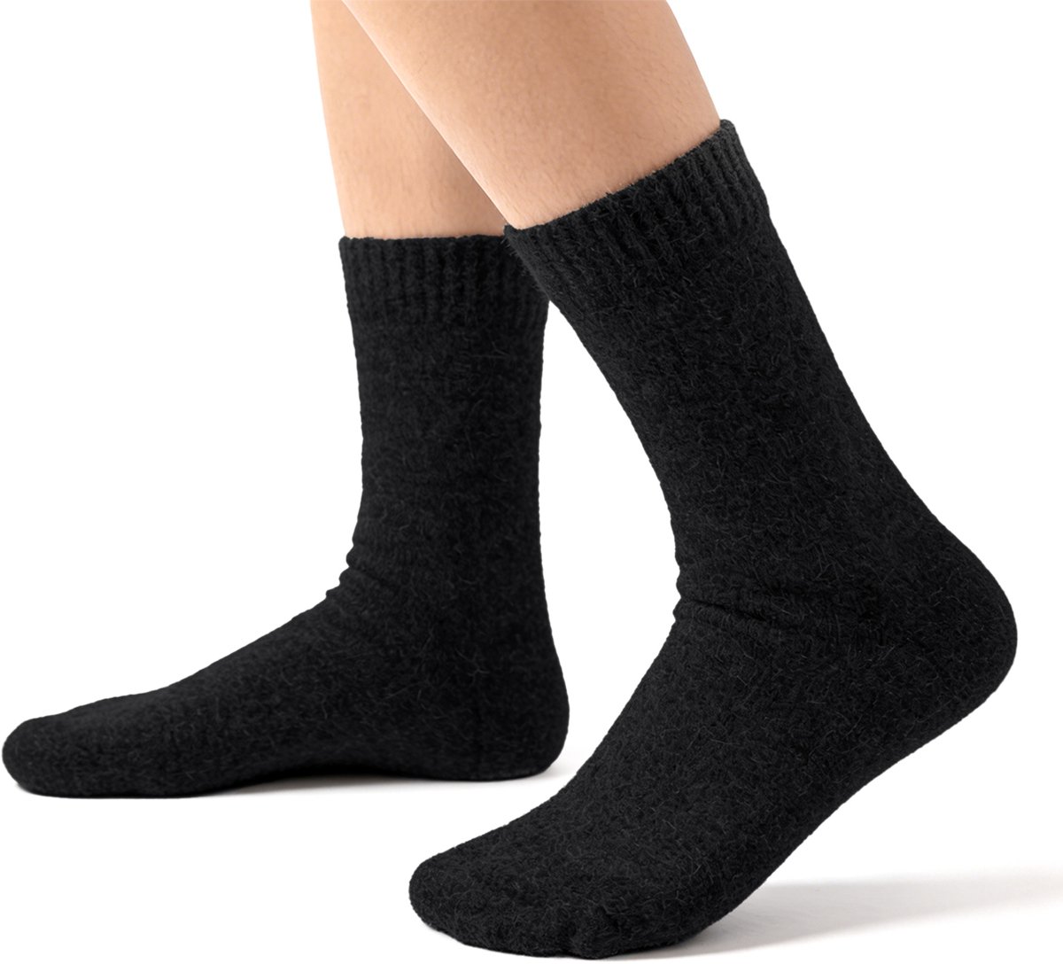 Om Home Calcetines casuales de invierno para hombre - Calcetines gruesos lisos - Calcetines para la nieve - Calcetines de invierno gruesos - Calcetines cálidos - Calcetines gruesos con forro polar - Calcetines lisos - Imprescindibles para otoño e invierno