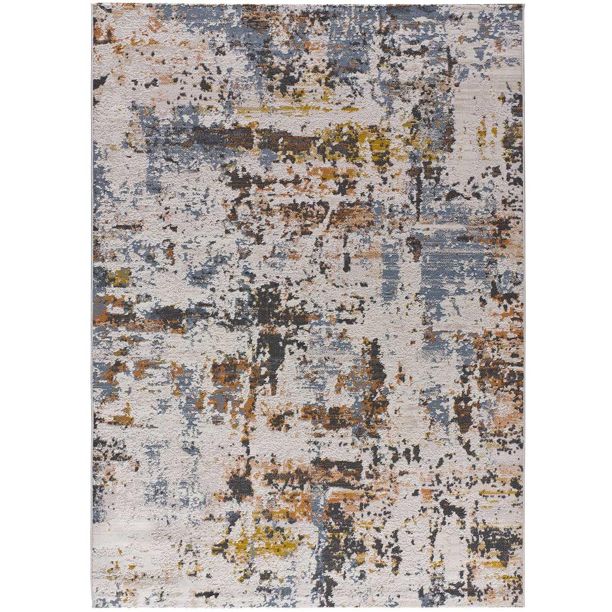 ATTICGO Alfombra de Interior Estilo Mosaico en Multicolor - Springs 2235 | 115X170, 154X230, 134X200, 77X150 cm