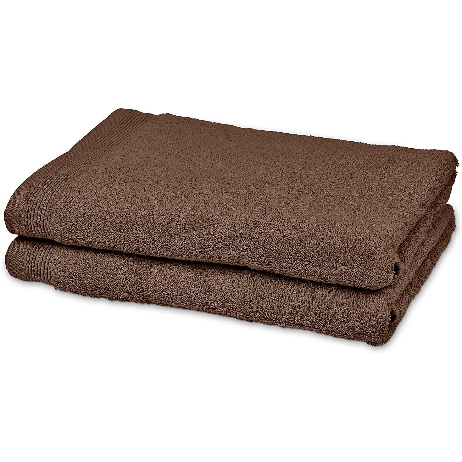 DECASATEXTIL® -Set de 2Toallas de baño, Tamaño Sabanas 100x150cm- 100% algodón - Super Suaves 500g/m2.