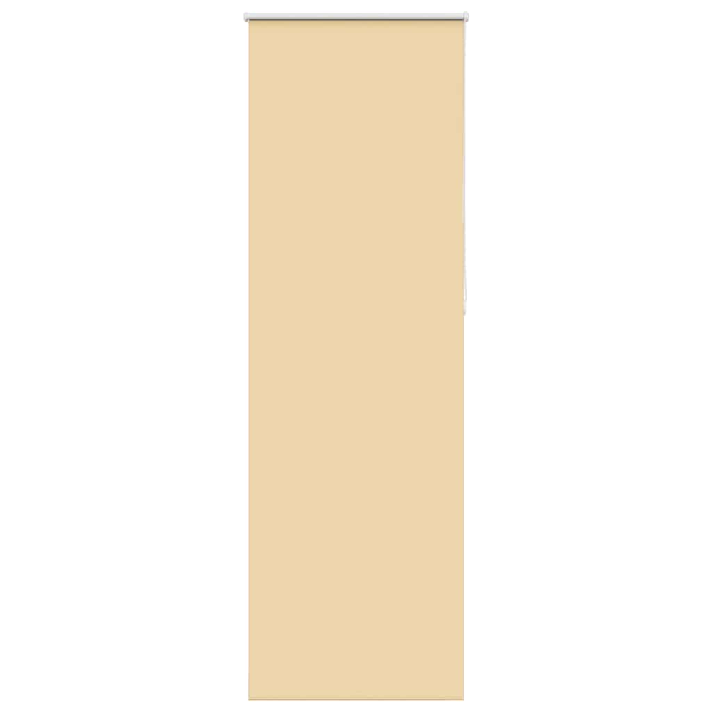 vidaXL Estor Enrollable Opaco Beige 65x230 cm Tela Ancho 60,7 cm
