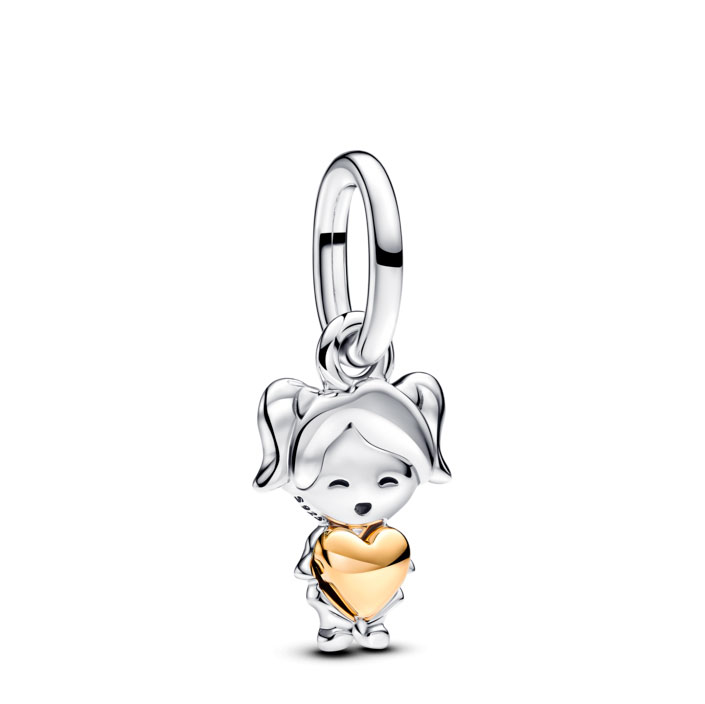 Pandora Charm Colgante Niña Feliz ​ 763601C00 , Para Mujer