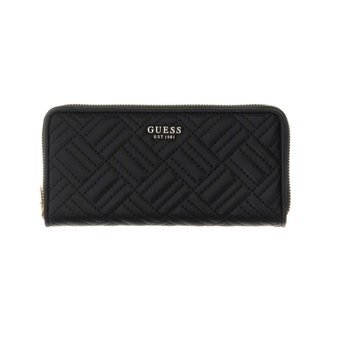 Cartera Guess Sally negro guateado para mujer