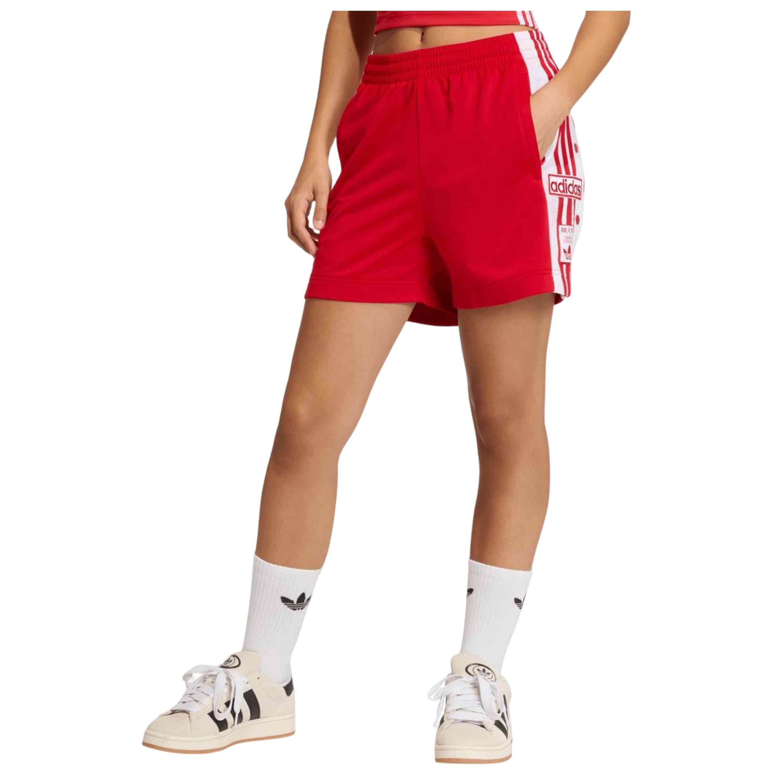 Pantalon Corto Adidas modelo Adibreak para hombre y mujer en color Rojo