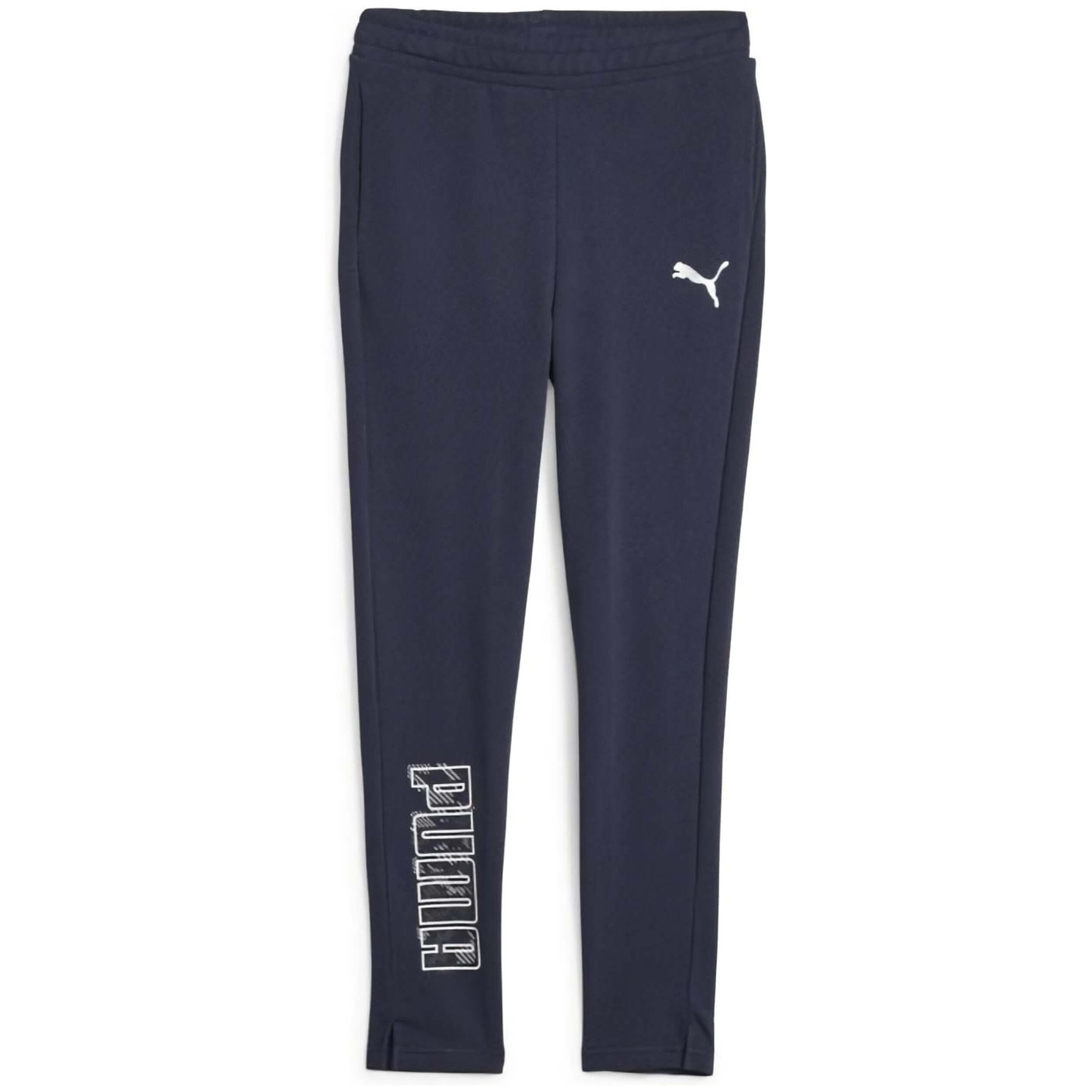 Pantalones marca Puma modelo 676292-06 para junior en color marino