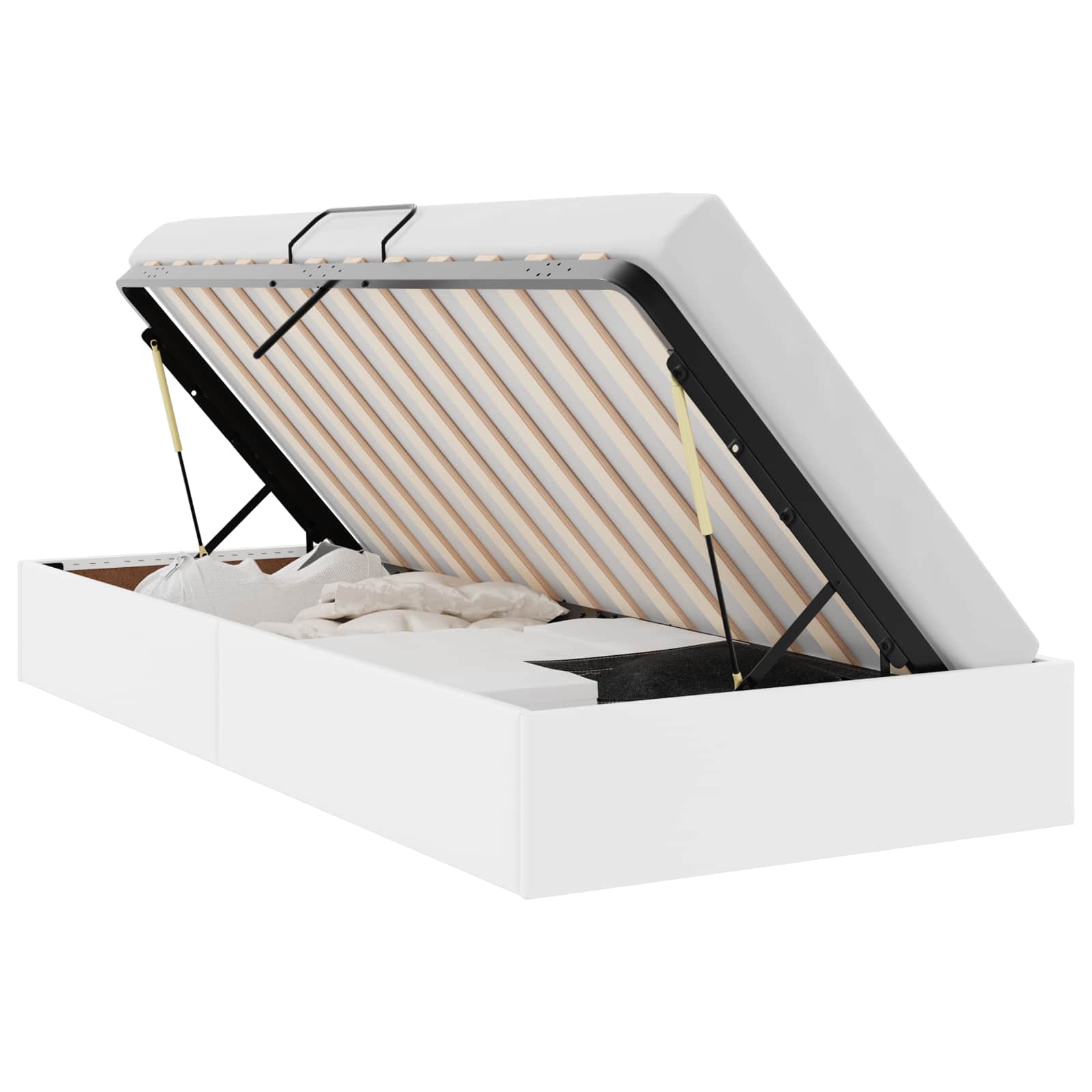 vidaXL Estructura de Cama Ottoman  100 x 200 cm Cuero sintético Multicolor
