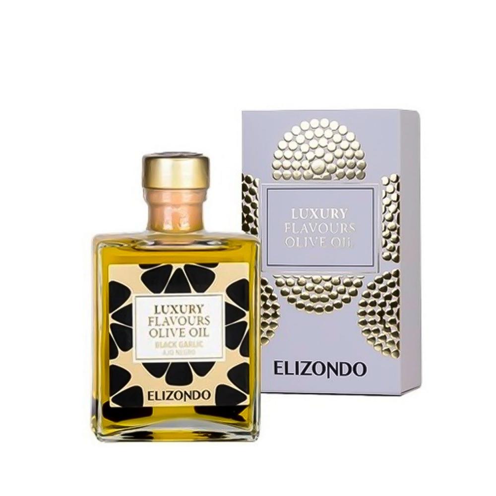 Aceite Elizondo Luxury Ajo Negro Estuche 200ml España 20 cl. º