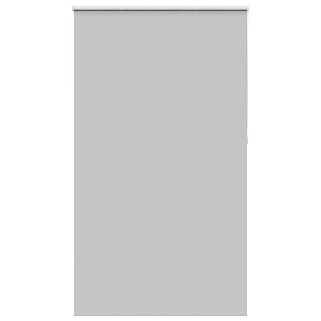 vidaXL Estor Enrollable Opaco gris claro 130x230 cm Tela Ancho 126,6cm