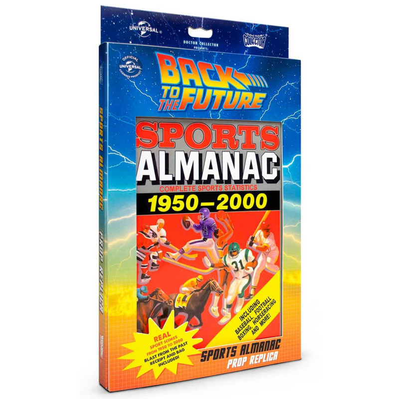 Back to the Future Réplica Almanaque Deportivo Grays 1950–2000 Doctor Collector