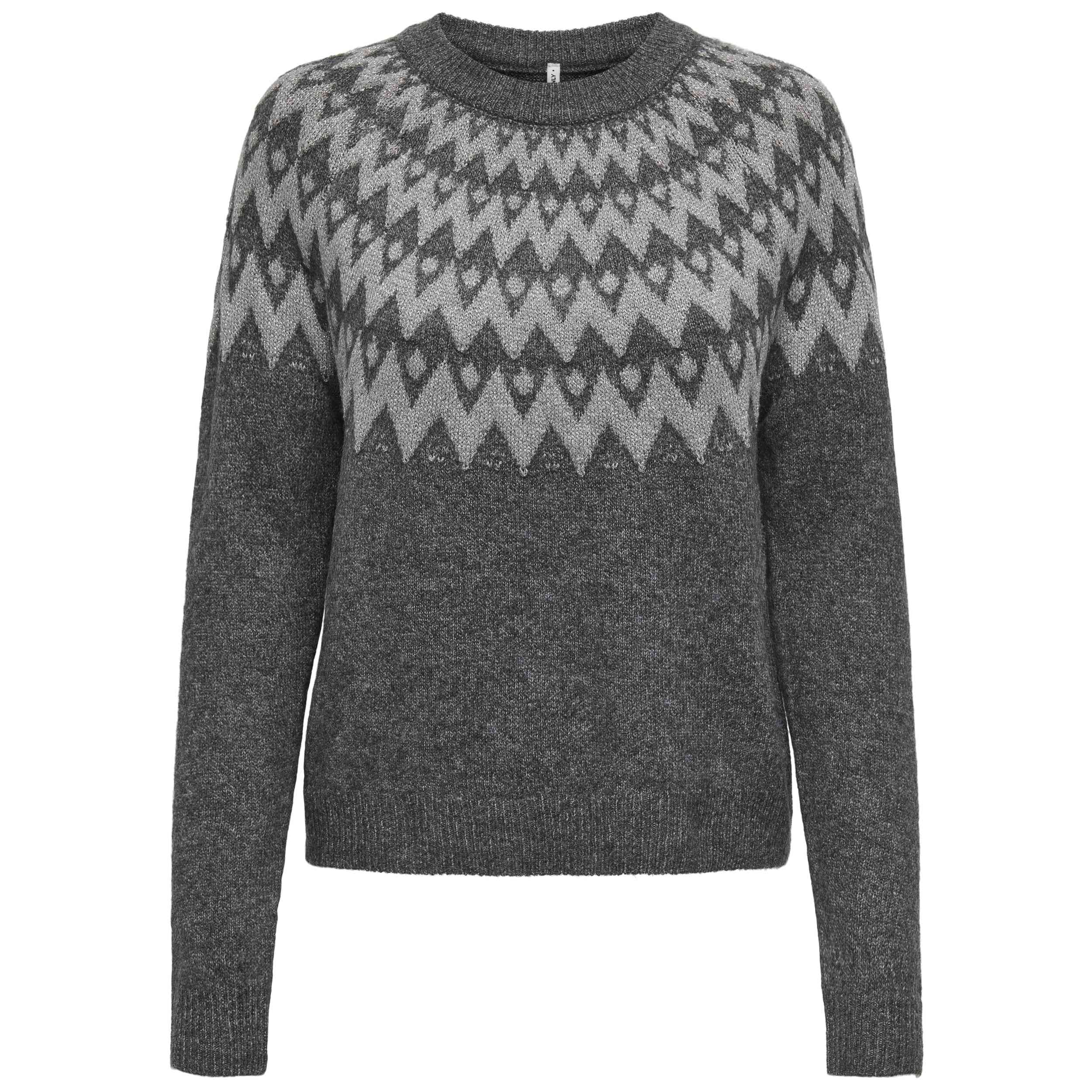 Jersei Only Onlfry Ls Jq Glitter O-Neck Cc Knt