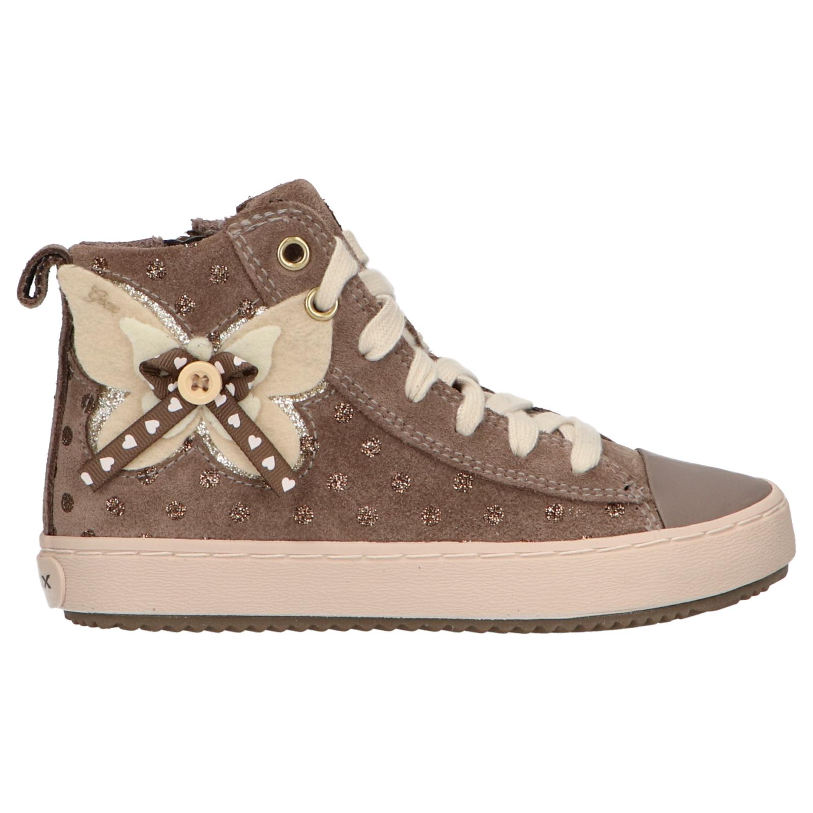 Geox j944gl 00022 j kalispera c9006 smoke girl's ankle boots