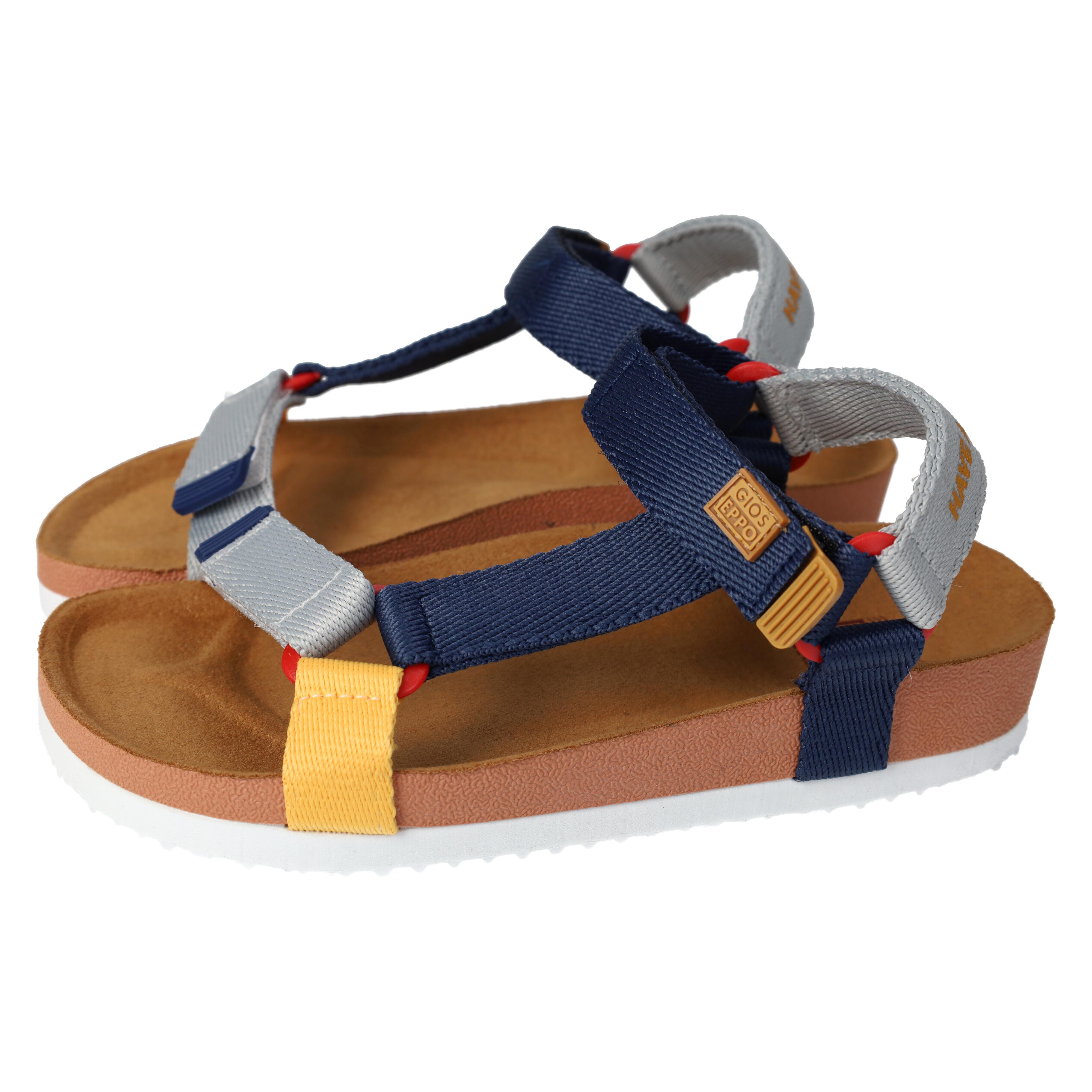 Sandalias marca GIOSEPPO para niño en color multicolor. Chanclas multicolor estilo BIO para niños, ligeras, ideales para verano