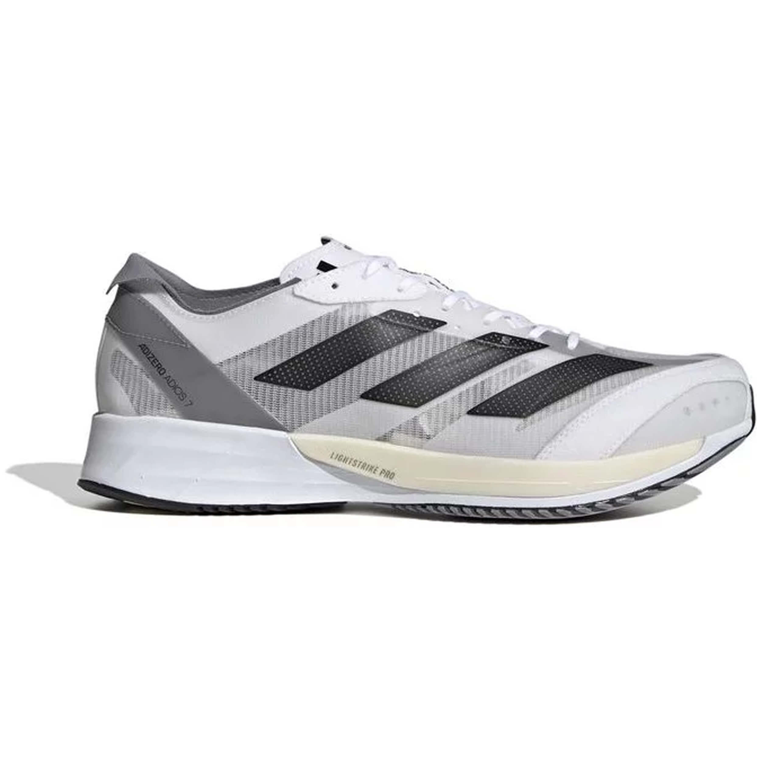 Zapatillas De Running Adidas modelo Adizero Adios 7 "White / Grey" para Hombre en color Blanco
