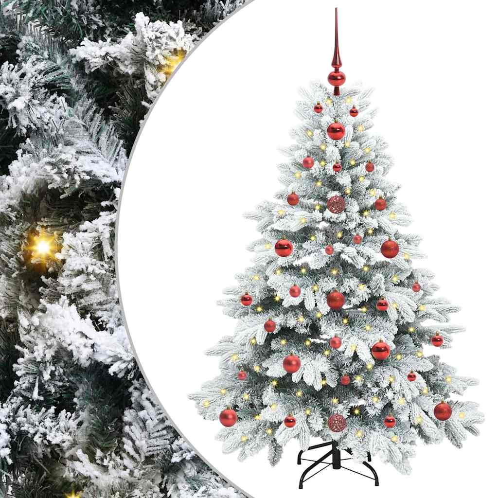 vidaXL Árbol de Navidad artificial con 150 LED 120 cm PE y PVC