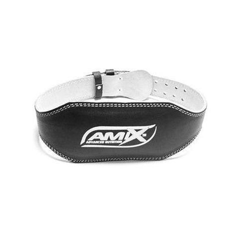 Cinturón de Cuero Negro Amix Nutrition Talla XL - Protección Lumbar Superior