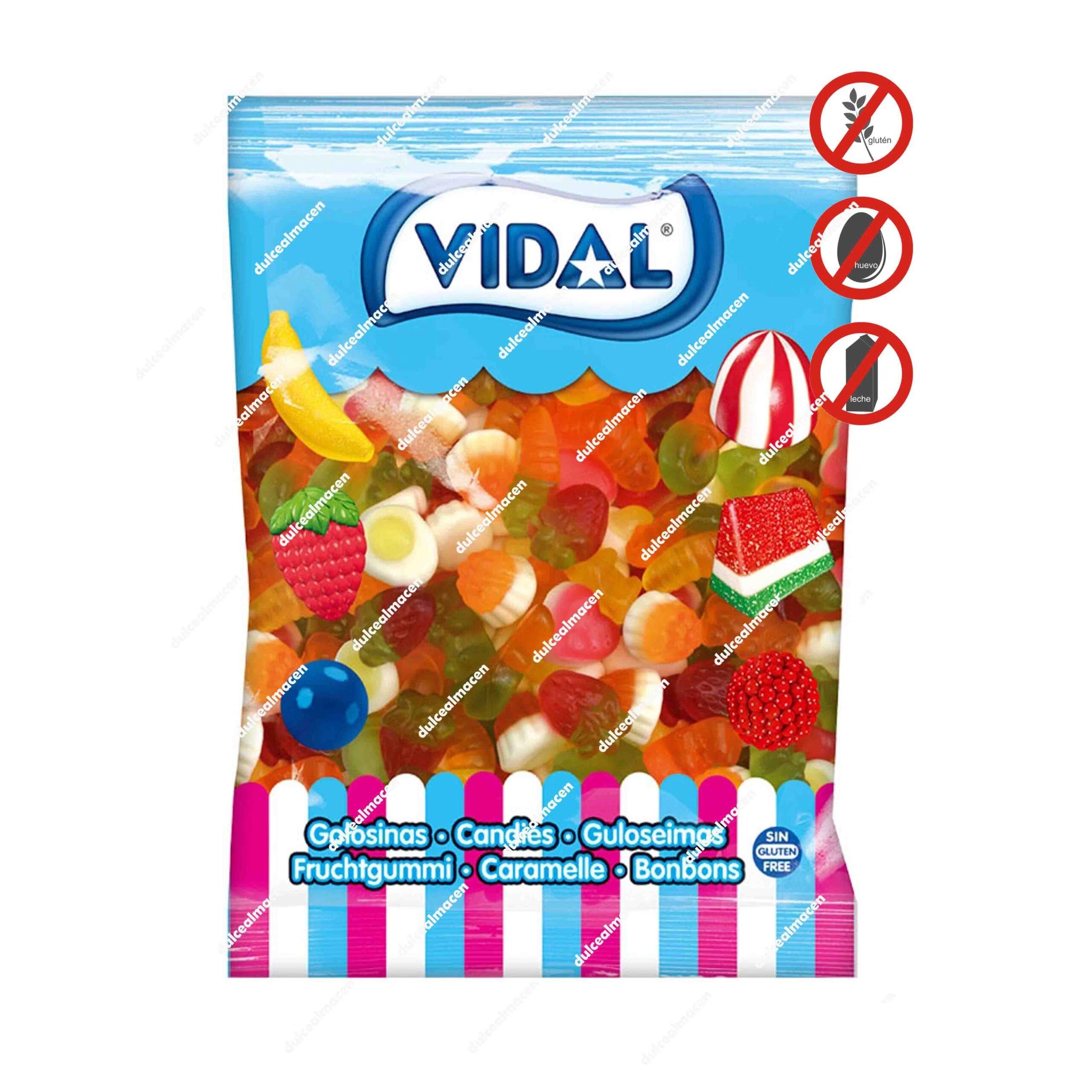 Bolsa de 1 kg Surtido de Golosinas Variadas de Brillo Vidal Fab Mix
