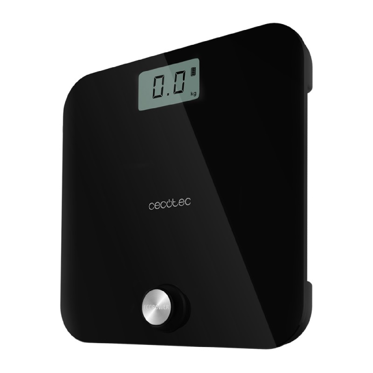 Cecotec Báscula de baño Surface Precision EcoPower 10000 Healthy Black. Con Pulsador