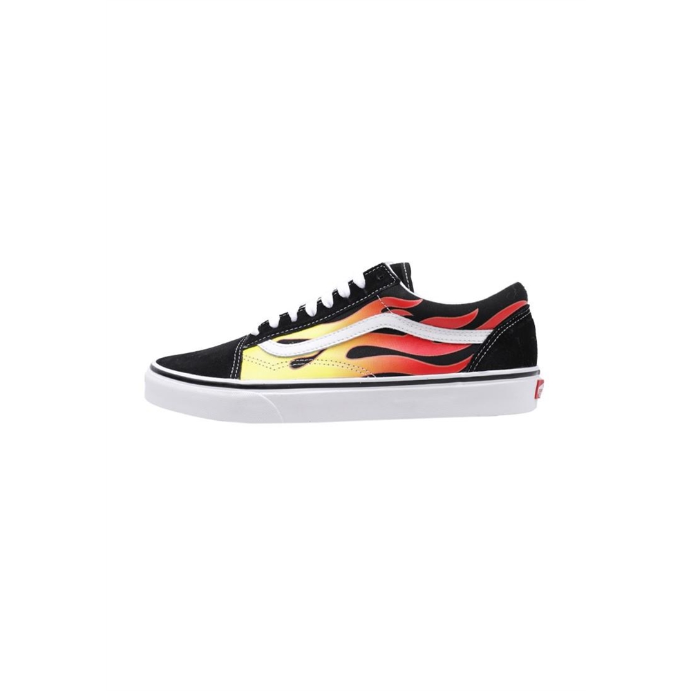 Vans Flame Old Skool Deportivas Planas Hombre Negro