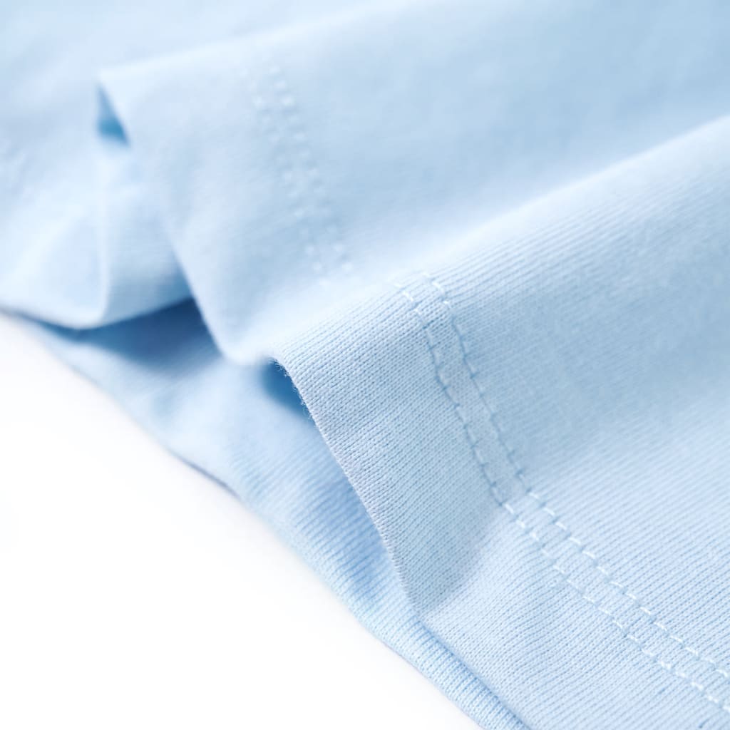 vidaXL Camiseta para niños azul claro 104