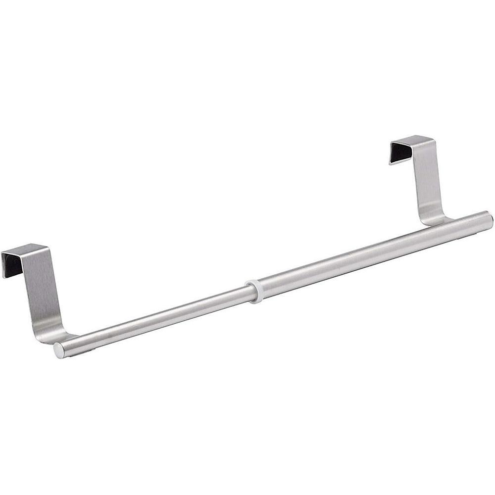 CA Toallero telescópico extensible para colgar en acero inoxidable plateado mate