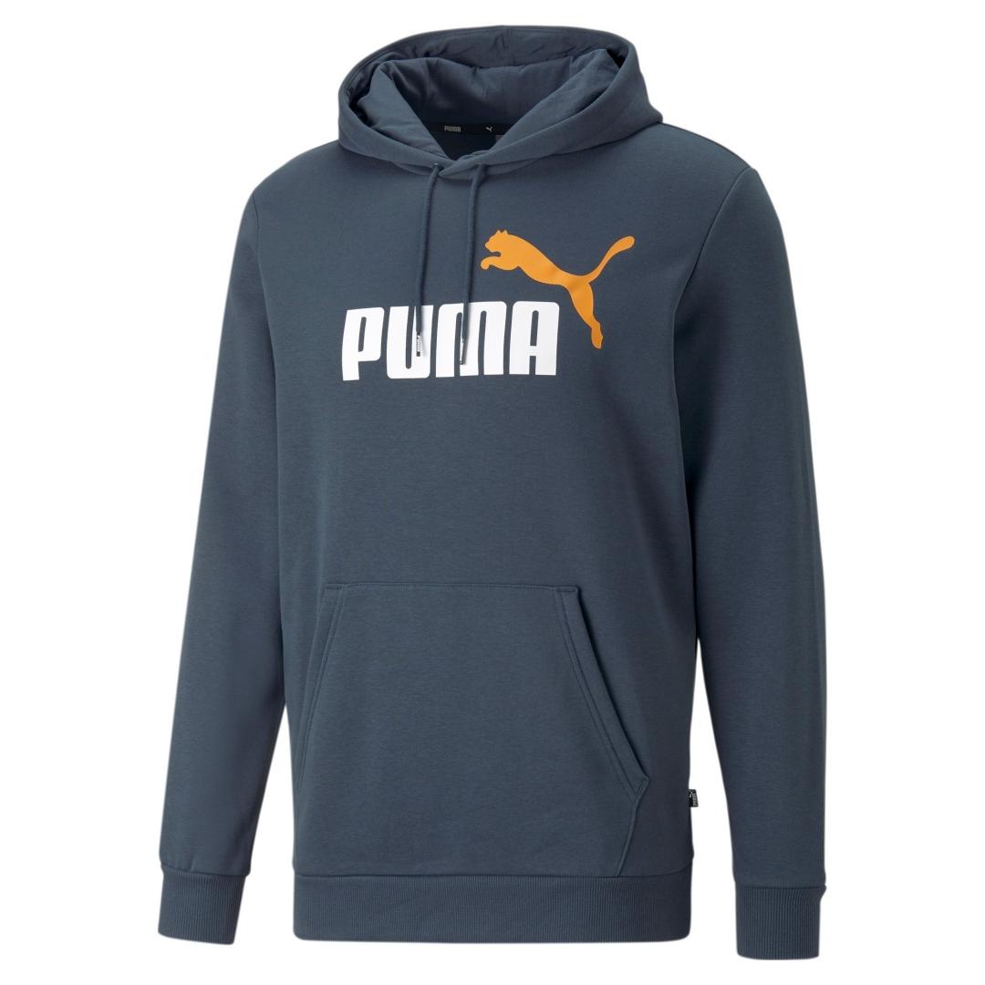 Puma Sudadera Essentail +2 COL BIG LOGO con Capucha y Logo en Pecho