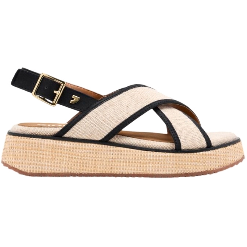 Sandalias Lynne Textil Cruz Plataforma GIOSEPPO