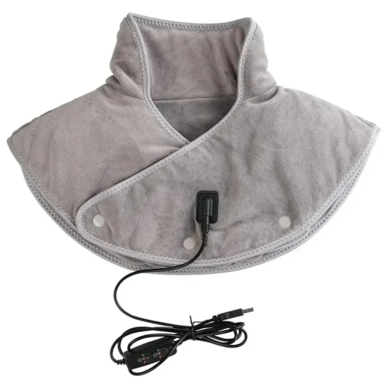 TK Masajeador Eléctrico De Hombro Con Vibración Y Calor USB Cuello Y Espalda Calentador De Bufanda Terapia De Fatiga Alivio Herramienta De Relajación