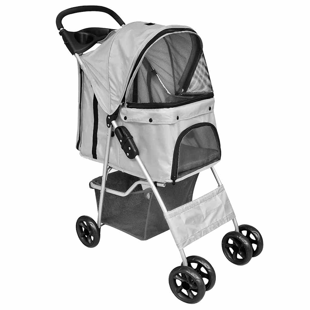 vidaXL Cochecito plegable para mascotas perro/gato