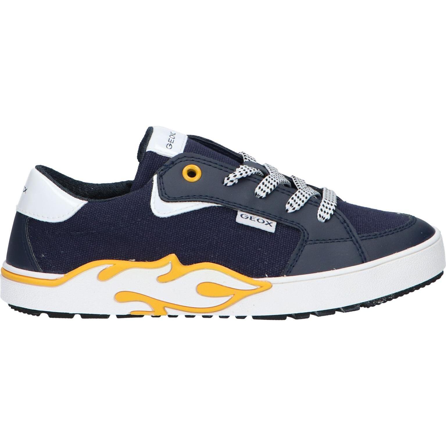 Geox j35hla 01054 j alphabeet c0657 navy-yellow boys' sneakers