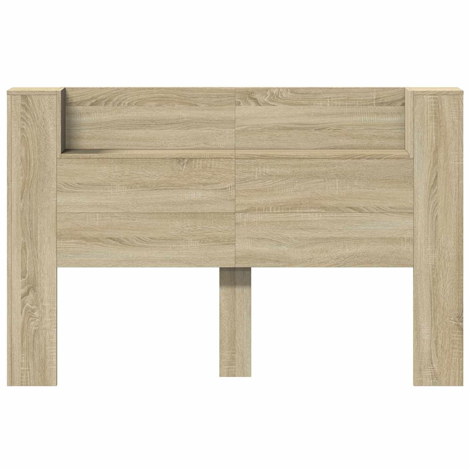 vidaXL Cabecero con estante Roble Sonoma 160 x 16,5 x 103,5 cm