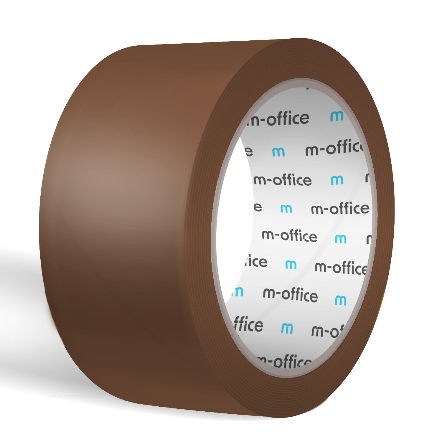 m-office Cinta Adhesiva, Cinta Adhesiva Marrón de Embalar, Rollo de Cinta para Embalaje de Cajas, Envíos, Mudanzas y Manualidades, Precinto Seguro y Resistente, Cinta Adhesiva, unidades variables, medidas variables