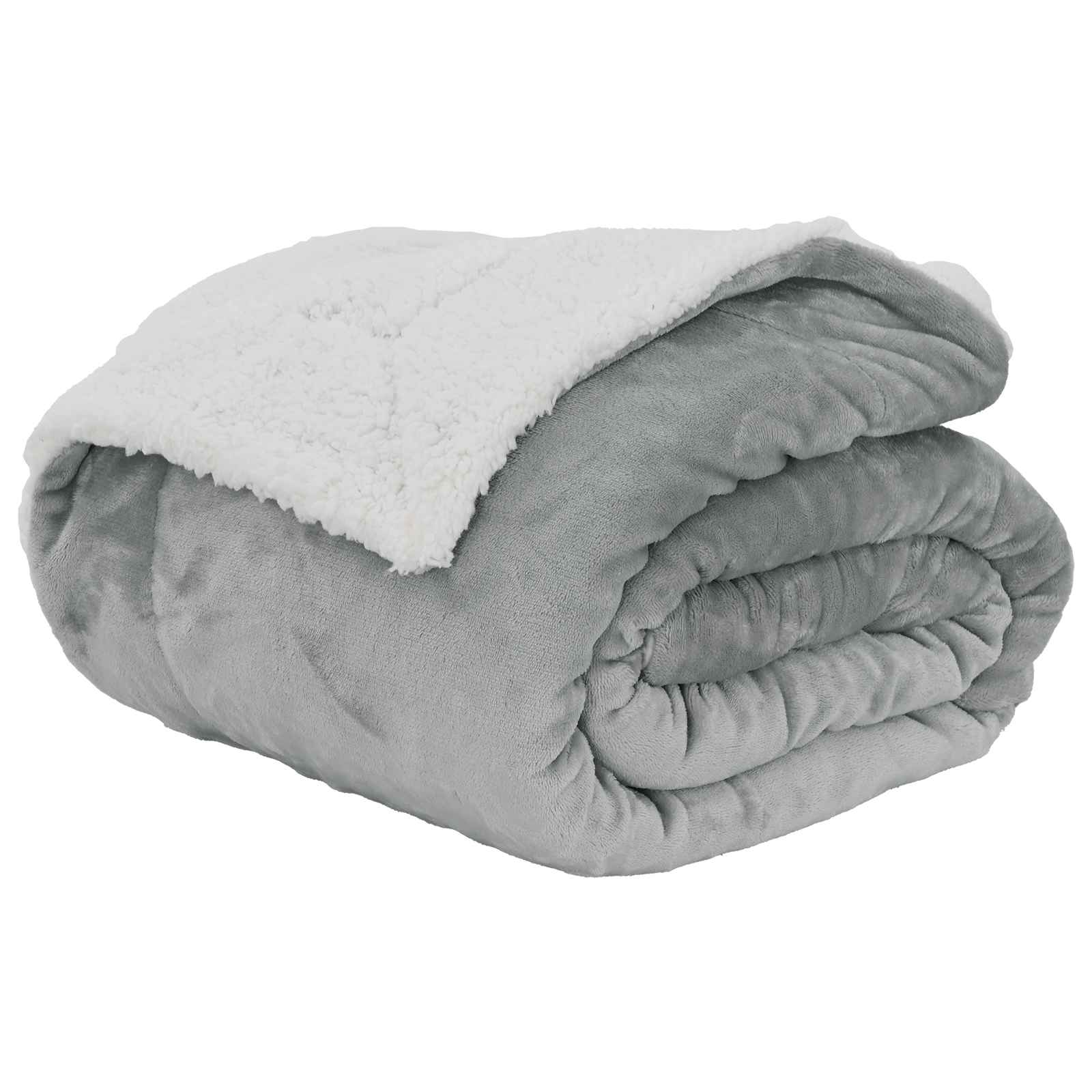 vidaXL Manta Gris 130 x 150 cm Lana