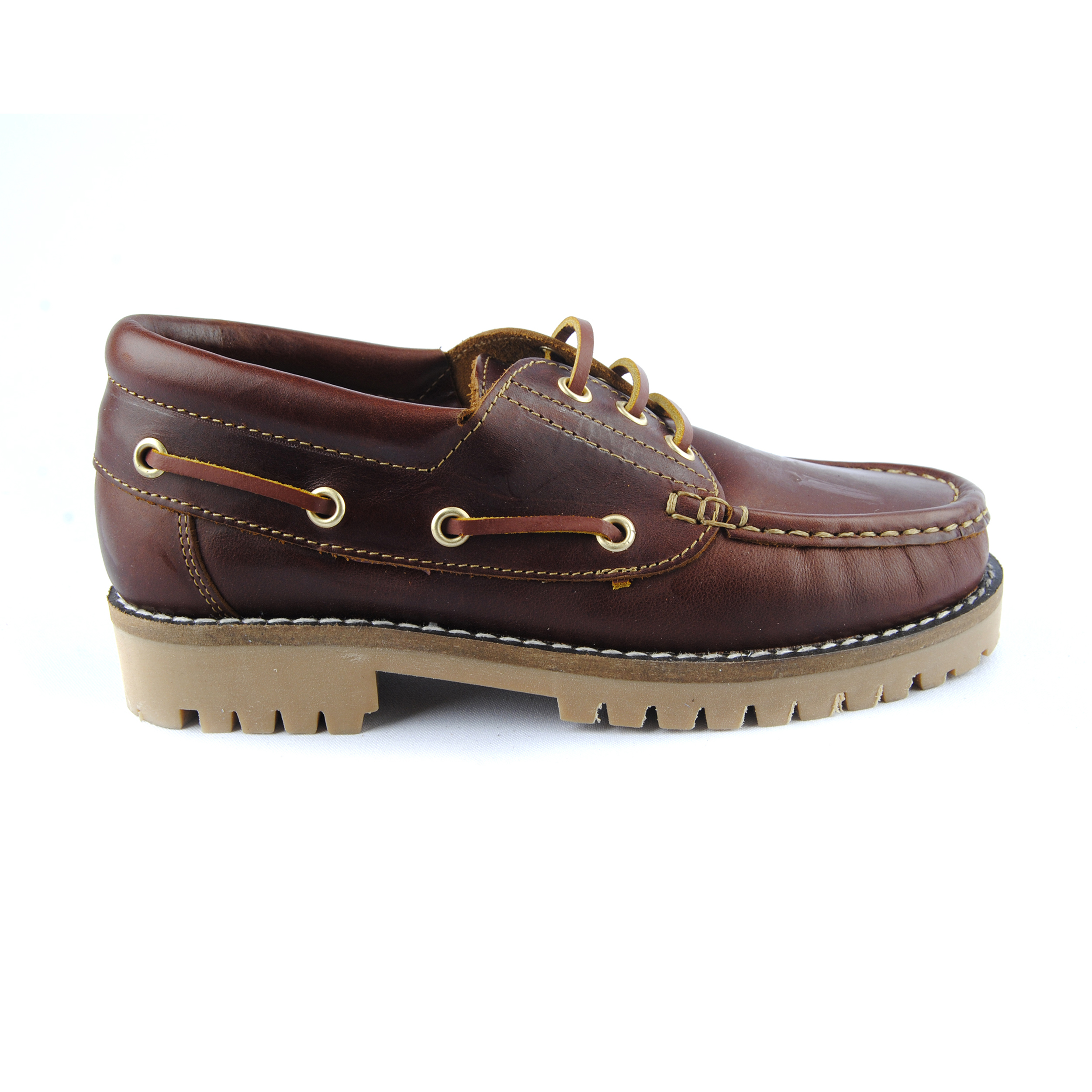 RIVERTY Zapatos de piel hombre Riverty OSCAR con cordones y suela antideslizante