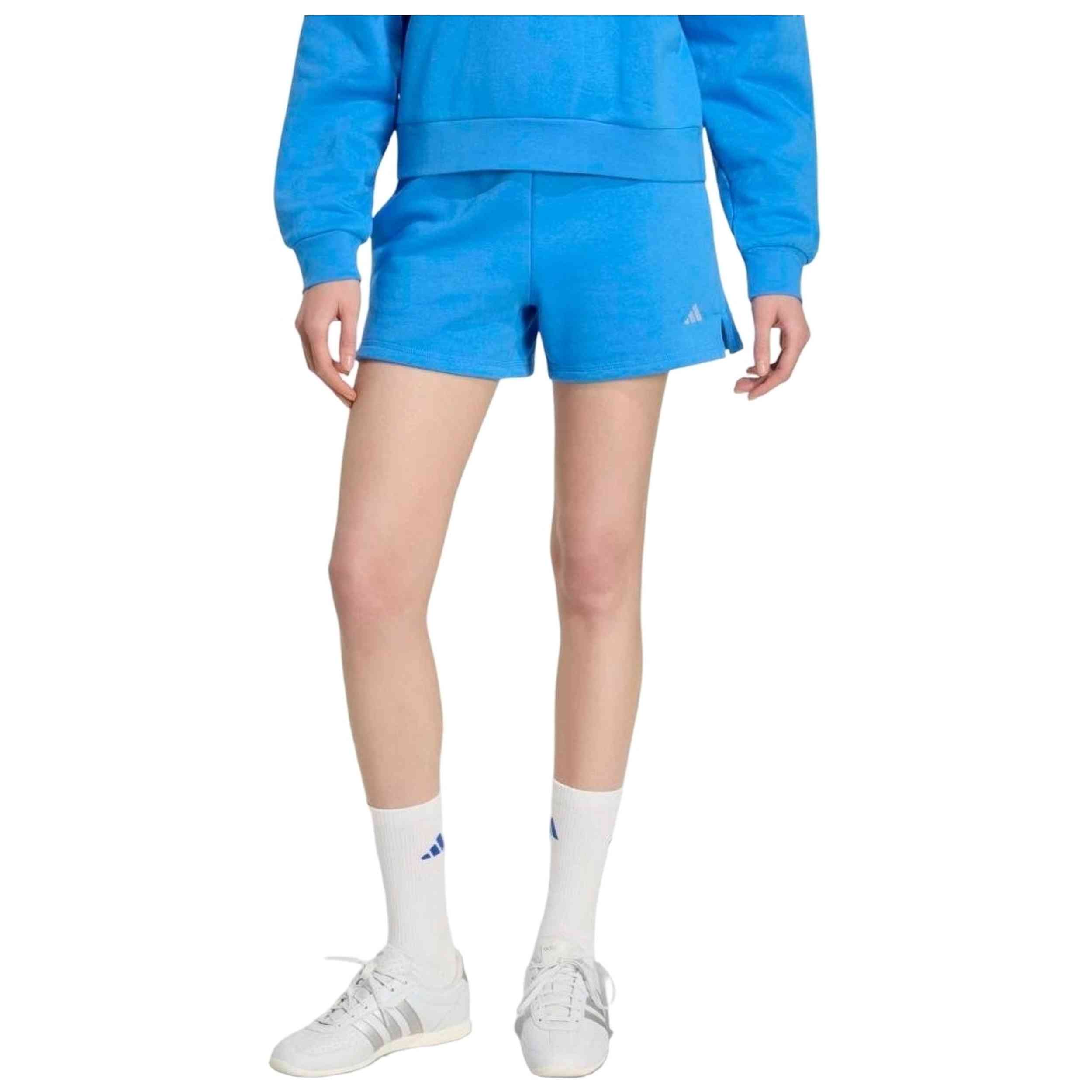 Pantalon Corto Adidas modelo Shorts "Ray Blue / White" para Mujer en color Azul