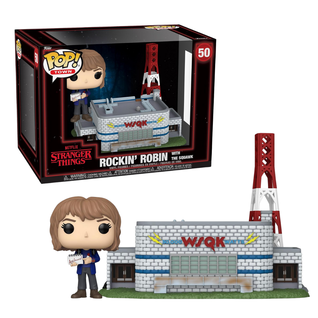 FUNKO POP! STRANGER THINGS - ROCKIN' ROBIN WITH THE SQUAWK, 86620, Nº 50, PRODUCTO CON LICENCIA OFICIAL