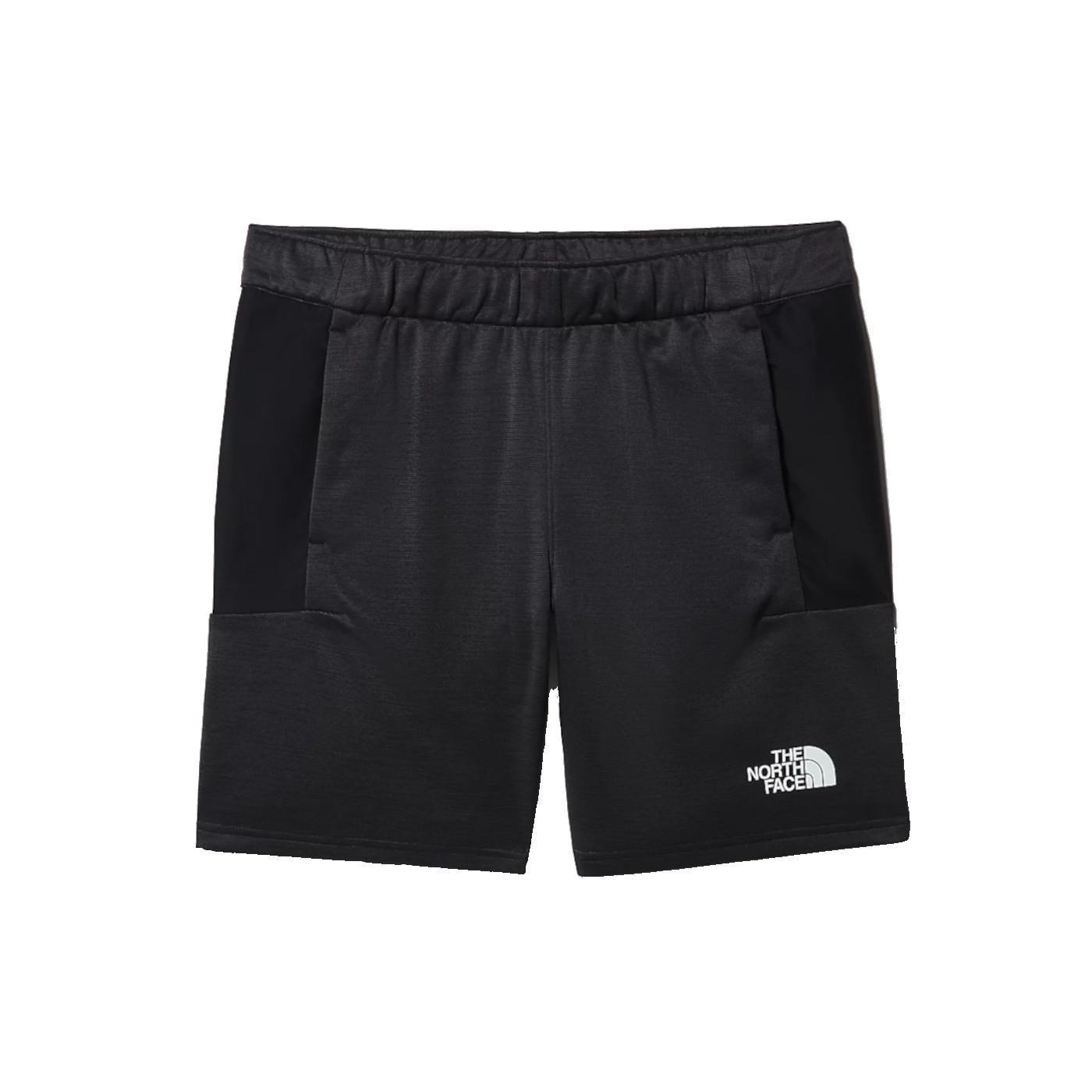 The North Face Bermuda MA FLEECE Negro Pantalón Deporte Hombre Cintura Elástica Confort Reflectante