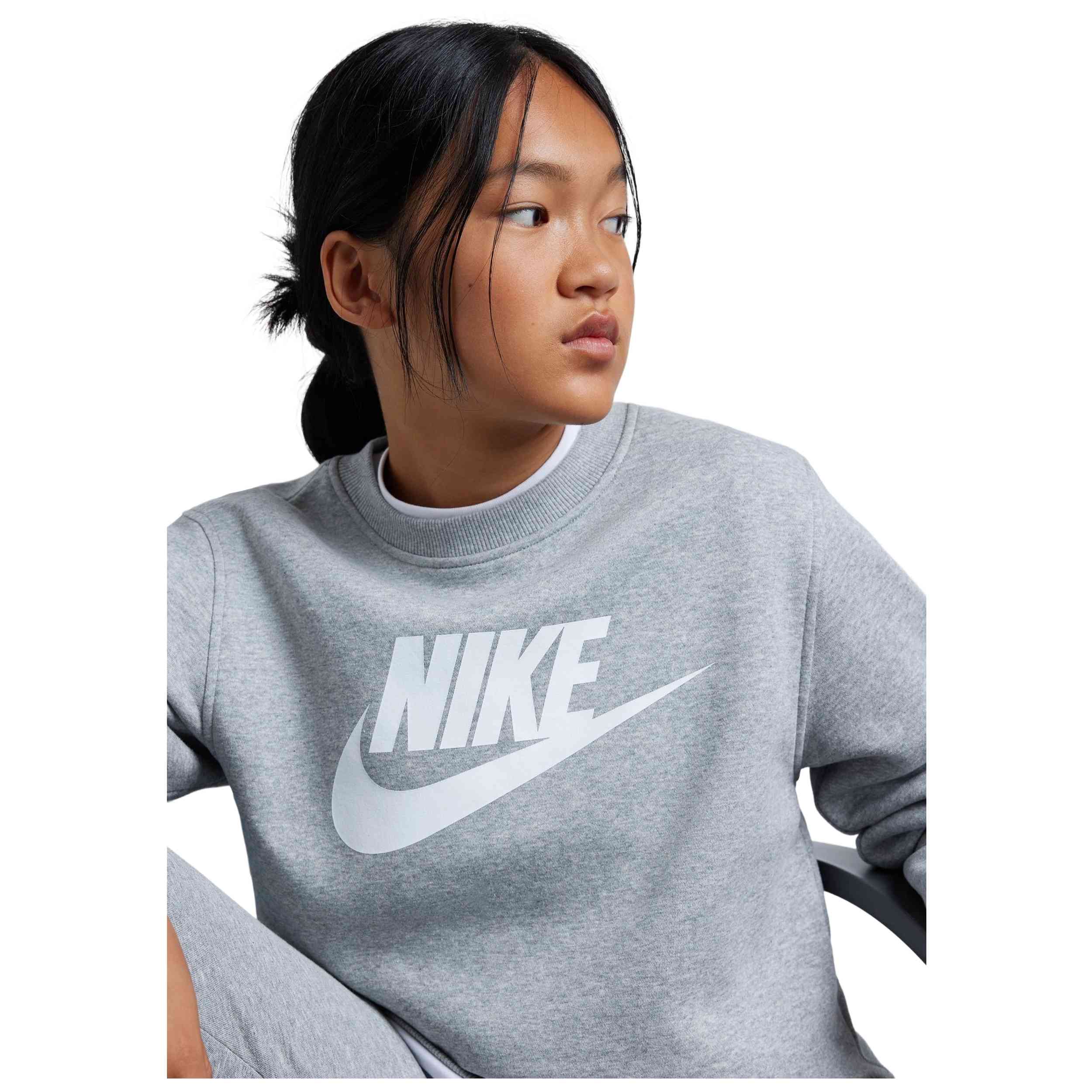 Sudadera Sportwear Club Fleece Nike en color Beige