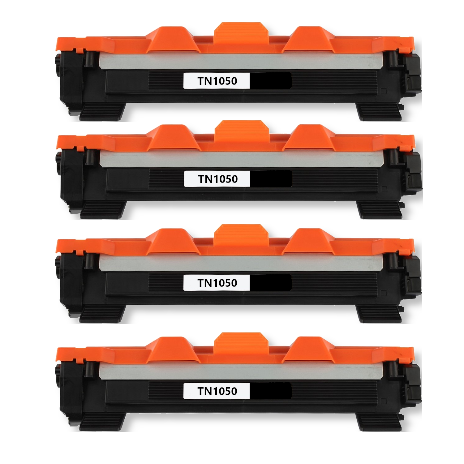 Pack 4 Toner compatible con Brother TN1050 TN-1050 para BROTHER DCP-1510 DCP-1512 DCP-1610 DCP-1612 HL-1110 HL-1112 HL-1210 HL-1212 MFC-1810 MFC-1910 MFC-1910