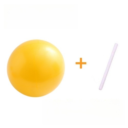 Pelota de Pilates/Yoga Mini de PVC Esmerilado 25cm - Para Gimnasia, Equilibrio, Fitness y Glúteos